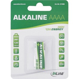 01298 - InLine® Piles alcalines , AAAA, 2pcs