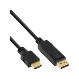 20er B-Pack InLine? DisplayPort / HDMI Konverter Kabel, schwarz, 3m
