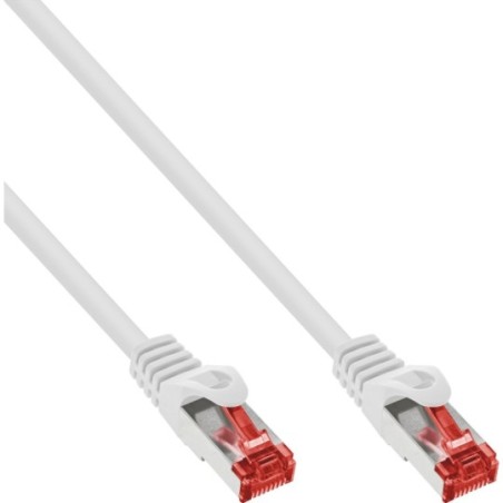 Câble patch, S-STP/PIMF, Cat.6, blanc, 0,3m, InLine®