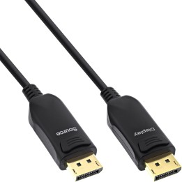 17250A - Câble InLine® DisplayPort 2.1 AOC, UHBR, noir, 50 m