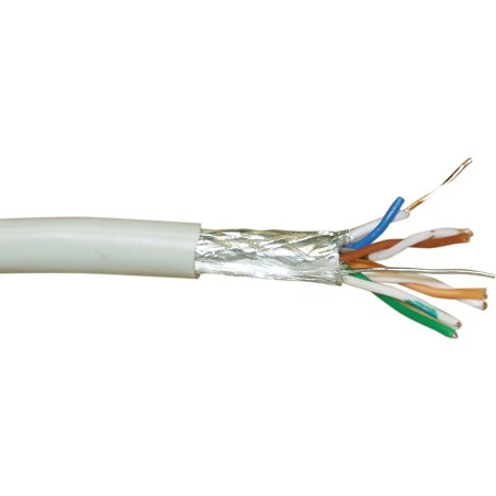 Installationskabel, InLine®, S-FTP, Cat.5e, AWG24 CCA, halogenfrei, 100m