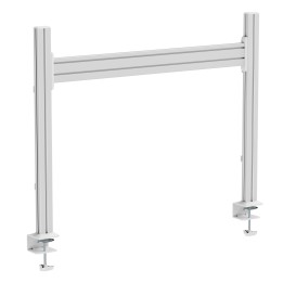 23181F - Support de table InLine® Slatwall, panneau aluminium 1m avec 2 supports 0,86m