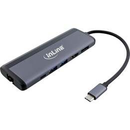 InLine? 8-in-1 USB-C Multihub, HDMI, DP, USB 3.2, PD 3.0 100W, MST
