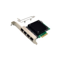 InLine? Quad Netzwerkkarte, PCIe x4, 4-Port RJ45 2,5Gb/s, inkl. low profile