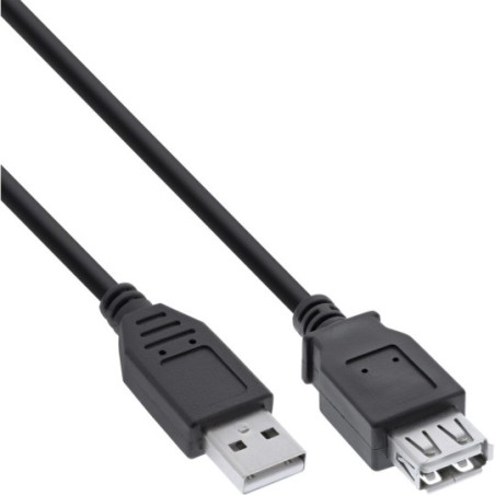 Rallonge USB 2.0 A vers A 1m noir
