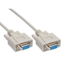 20er B-Pack InLine? Nullmodemkabel, 9pol BU/BU, vergossen, 5m