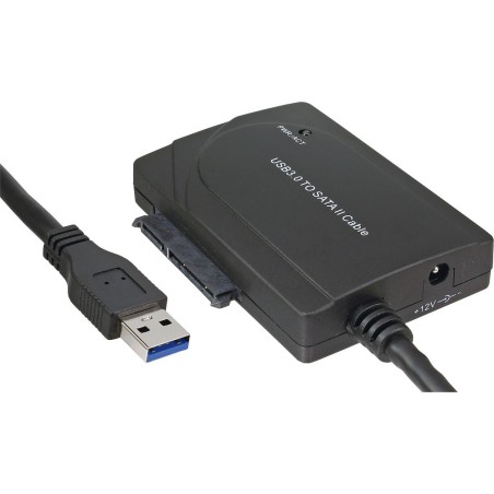 Convertisseur USB 3.0 à SATA, InLine®, avec bloc d'alimentation