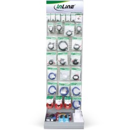 16653G - Câble réseau en "Y", InLine®, 1x prise Schutzkontakt - 3x prise dispositifs froids femelle 1,8m