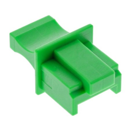 Protège-poussière, InLine®, pour RJ45 prise femelle, couleur: verde 10/blister