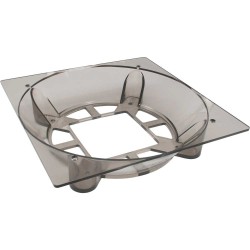 Adaptateur de ventilateur, InLine®, 200mm sur 120mm, pour radiateur CPU, noir transparent