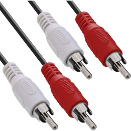 InLine? Cinch Kabel, 2x Cinch, Stecker / Stecker, 5m