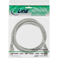 InLine? Patchkabel, SF/UTP, Cat.5e, grau, 3m