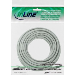 InLine? Patchkabel, SF/UTP, Cat.5e, grau, 20m