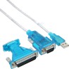 InLine? USB zu Seriell Adapterkabel, USB Stecker A an 9pol Stecker, mit Adapter InLine? USB zu Seriell Adapterkabel, USB Stecker A an 9pol Stecker, mit Adapter
