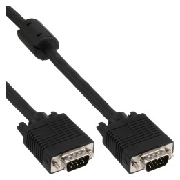 InLine? S-VGA Kabel, 15pol HD Stecker / Stecker, schwarz, 2m