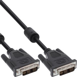 17771 - Câble InLine® DVI-I, numérique/analogique, 185 ST / ST, single link, 2 ferrites, 2m