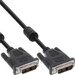 17771 - Câble InLine® DVI-I, numérique/analogique, 185 ST / ST, single link, 2 ferrites, 2m