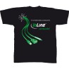 InLine® T-Shirt, noir/vert, taille S InLine® T-Shirt, noir/vert, taille S