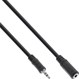 InLine? Klinke Verl?ngerung, 3,5mm Klinke Stecker / Buchse, Stereo, 2m