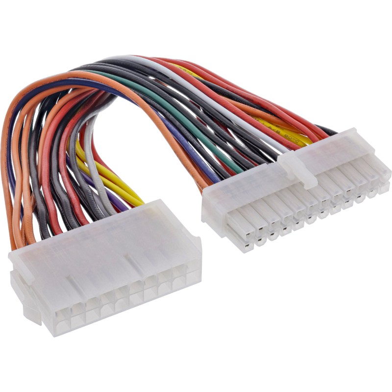 Adaptateur Alimentation ATX Vers AT - Câble 20 Broches Vers 2x6 Broches Pour PC Anciens (286, 386, 486) - Longueur 20cm