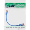 76433B - Câble patch InLine®, S/FTP (PiMf), Cat.6, 250 MHz, PVC, cuivre, bleu, 0,3 m 76433B - Câble patch InLine®, S/FTP (PiMf), Cat.6, 250 MHz, PVC, cuivre, bleu, 0,3 m