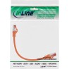 76433O - Câble patch InLine®, S/FTP (PiMf), Cat.6, 250 MHz, PVC, cuivre, orange, 0,3 m 76433O - Câble patch InLine®, S/FTP (PiMf), Cat.6, 250 MHz, PVC, cuivre, orange, 0,3 m