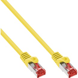 InLine? Patchkabel, S/FTP (PiMf), Cat.6, 250MHz, PVC, Kupfer, gelb, 2m