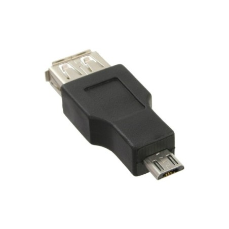 Adaptateur Micro USB, InLine®, prise Micro-B à USB A prise femelle
