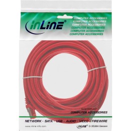 InLine? Patchkabel, S/FTP (PiMf), Cat.6, 250MHz, PVC, Kupfer, rot, 5m
