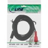 89941A - Câble InLine® RCA/jack, 2x prise RCA vers fiche jack 3,5 mm, 0,2 m