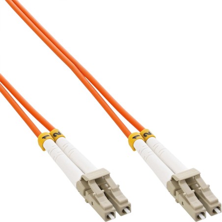LWL câble duplex, InLine®, LC/LC 62,5/125µm, 3m