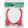 12224B - Câble null modem InLine®, prise / prise 9 broches, moulé, rouge, 3m 12224B - Câble null modem InLine®, prise / prise 9 broches, moulé, rouge, 3m