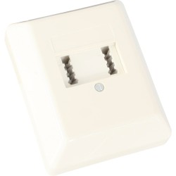 InLine? TAE Anschlussdose, TAE-F/F, Aufputz