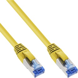 InLine? Patchkabel, S/FTP (PiMf), Cat.6A, halogenfrei, gelb, 5m