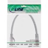 71433 - Câble patch InLine®, U/UTP, Cat.5e, gris, 0,3 m 71433 - Câble patch InLine®, U/UTP, Cat.5e, gris, 0,3 m