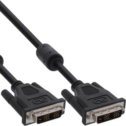 17767 - Câble DVI-D InLine®, fiche / fiche numérique 181, liaison simple, 2 ferrites, 10 m