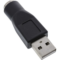 InLine? USB PS/2 Adapter, USB Stecker A auf PS/2 Buchse