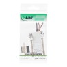68889L - Adaptateur InLine®, prise Sub D 9 broches vers prise RJ45, métallisé