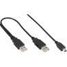 InLine? USB Mini-Y-Kabel, 2x Stecker A an Mini-B Stecker (5pol.), 1,0m InLine? USB Mini-Y-Kabel, 2x Stecker A an Mini-B Stecker (5pol.), 1,0m