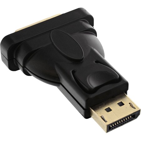 Adaptateur DisplayPort, InLine®, prise DisplayPort sur DVI-D 24+1 prise femelle noir