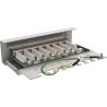 Panneau à connexions InLine®, Cat.5e, montage sur table/au mur, 8-port, gris clair RAL7035
