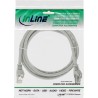 72514L - Câble patch InLine®, F/UTP, Cat.5e, gris, 1,5 m