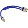 89941P - Câble InLine® RCA/jack, PREMIUM, 2x prise RCA sur jack 3,5 mm pcs., 0,25 m