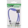 89941P - Câble InLine® RCA/jack, PREMIUM, 2x prise RCA sur jack 3,5 mm pcs., 0,25 m