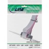 InLine? Serielles Slotblech, Low-profile, 9pol ST an 10pol BU-Leiste 1:1 0,6m