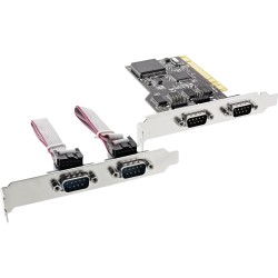 InLine? Schnittstellenkarte, 4x 9pol seriell, PCI
