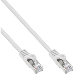 72514W - Câble patch InLine®, SF/UTP, Cat.5e, blanc, 1,5 m