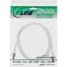 72514W - Câble patch InLine®, SF/UTP, Cat.5e, blanc, 1,5 m