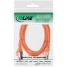 76412O - Câble patch InLine®, S/FTP (PiMf), Cat.6, 250 MHz, PVC, cuivre, orange, 1,5 m 76412O - Câble patch InLine®, S/FTP (PiMf), Cat.6, 250 MHz, PVC, cuivre, orange, 1,5 m