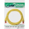 InLine? Patchkabel, S/FTP (PiMf), Cat.6, 250MHz, PVC, Kupfer, gelb, 1,5m